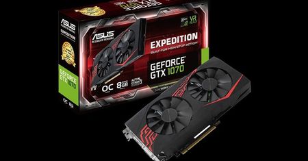 ASUS GeForce GTX 1070 w wytrzymałej wersji Expedition