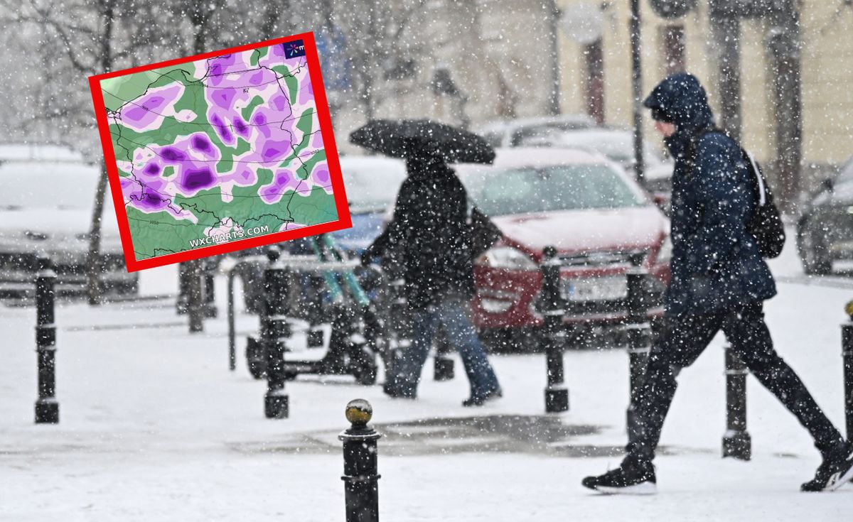 pogoda, prognoza pogody, imgw, zima, śnieg Sypnie śniegiem, możliwe wichury. Pogoda w sobotę