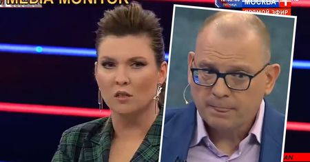 Wpadka w rosyjskiej TV. Prezenterka błyskawicznie zareagowała na słowa senatora