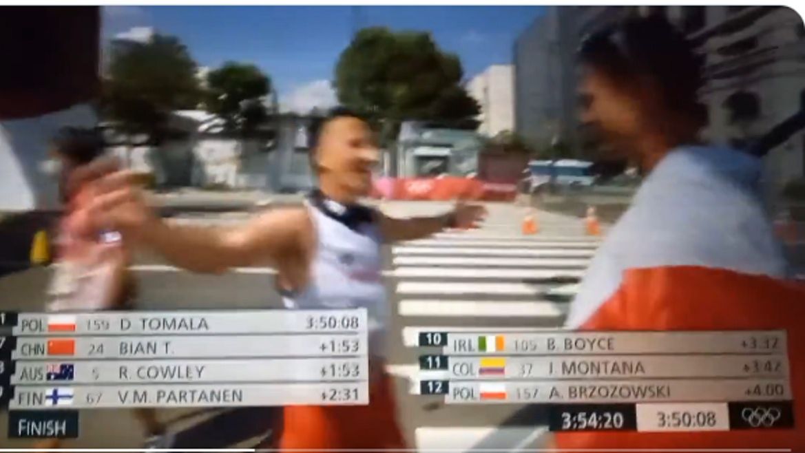 Polscy chodziarze na mecie