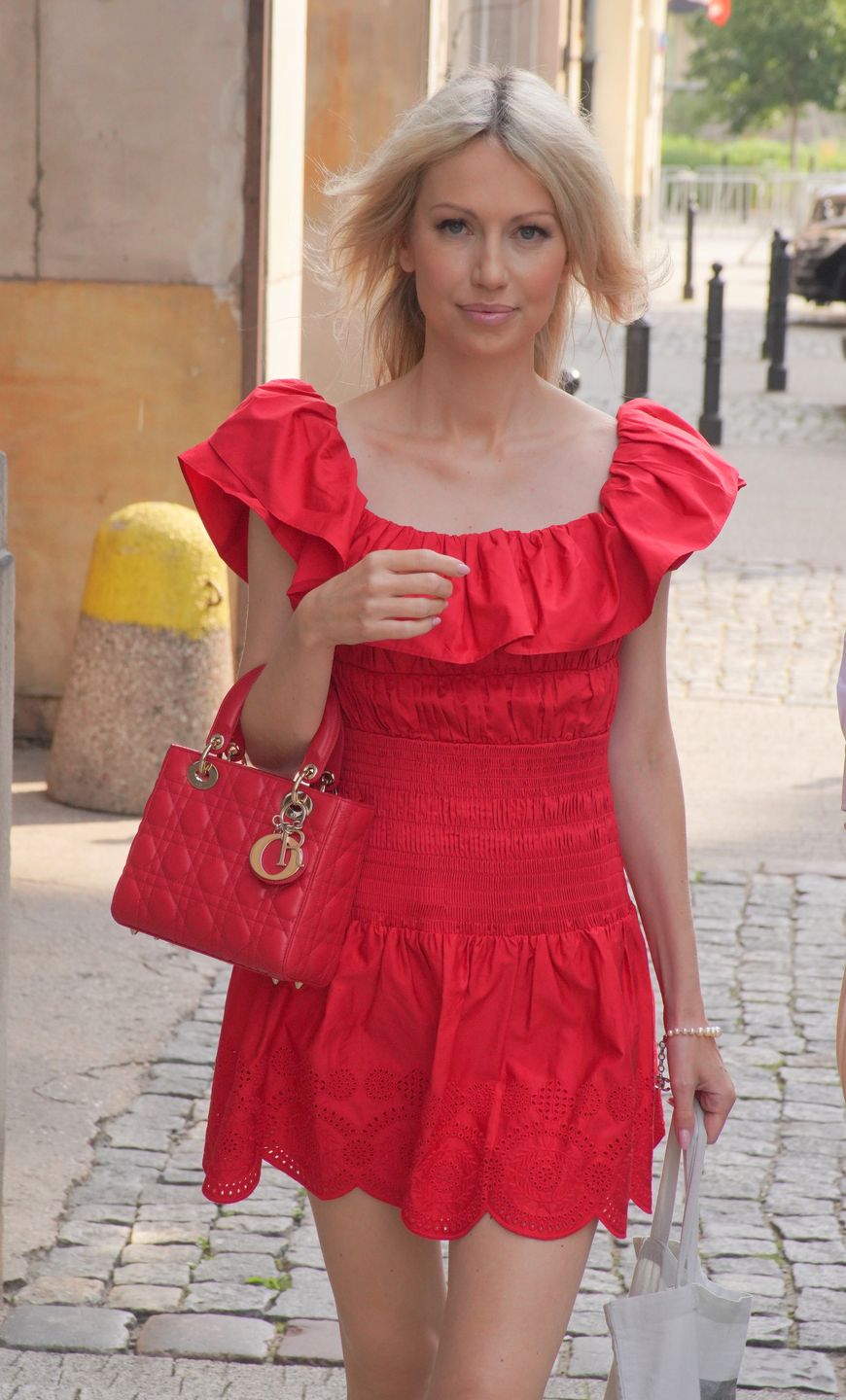 Magdalena Ogórek na ulicy