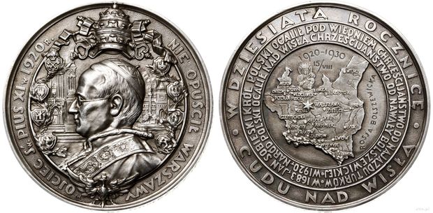 Medal propagandowy "Cud nad Wisłą"