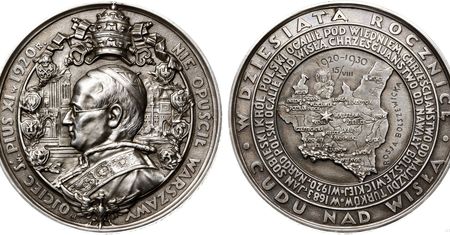 Medal propagandowy "Cud nad Wisłą"