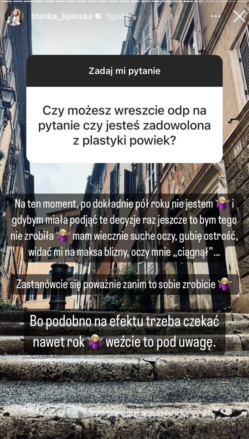 Wpis Blanki Lipińskiej