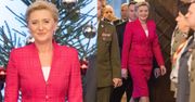 Odmieniona Agata Duda towarzyszy mężowi na żołnierskiej Wigilii (ZDJĘCIA)