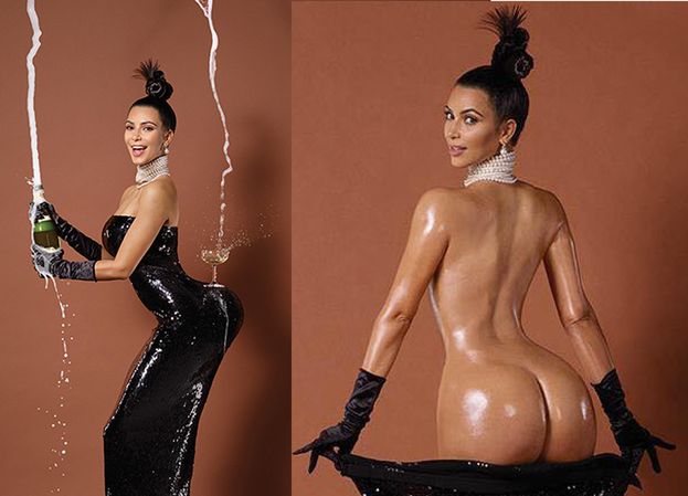 Kim Kardashian pokazała goły tyłek... (FOTO)