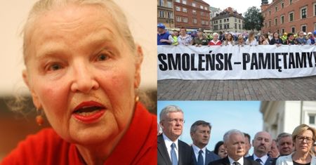 Jadwiga Staniszkis atakuje opozycję: "Kontrmiesięcznice to BRAK SZACUNKU dla żałoby osób, które straciły bliskich i przyjaciół!"