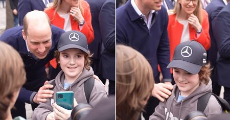 Książę William w Warszawie. Kim jest chłopiec od selfie?
