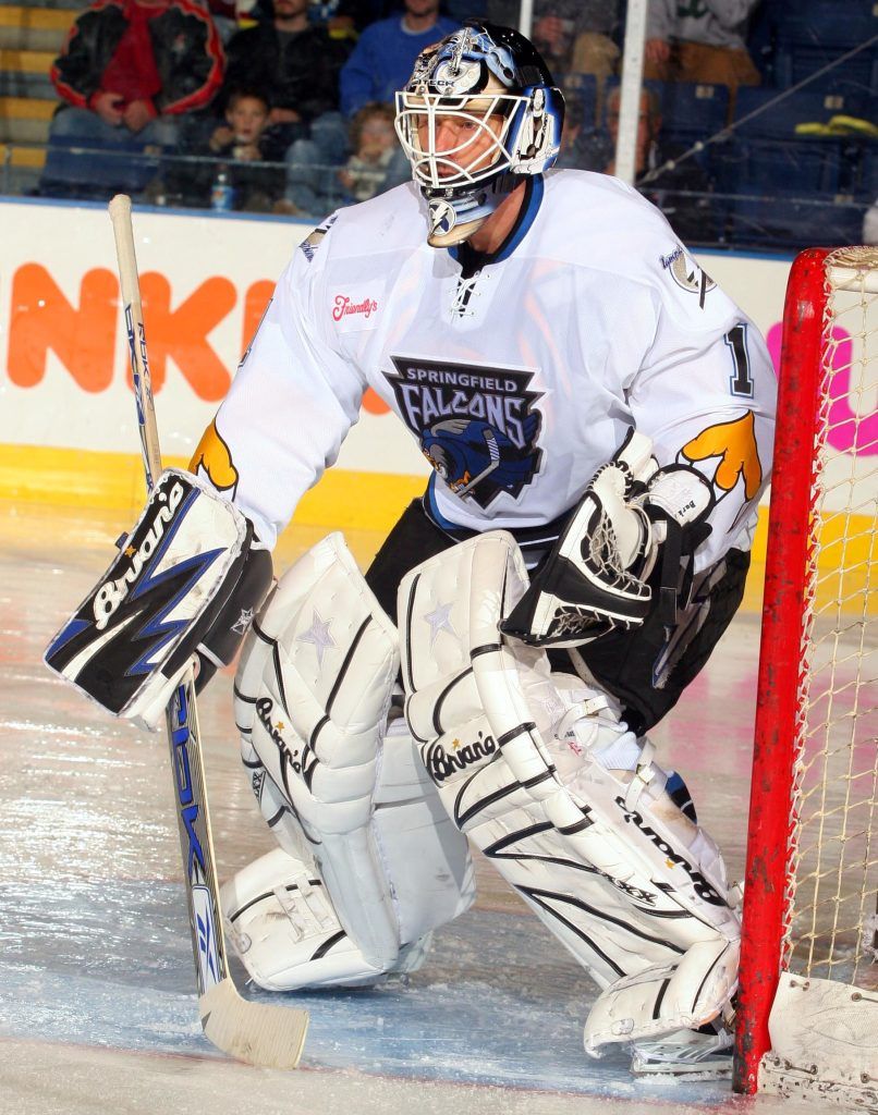 Sean Burke, jeden z bohaterów meczu Kanada-Niemcy 1992. fot. TheAHL/CC BY 2.0