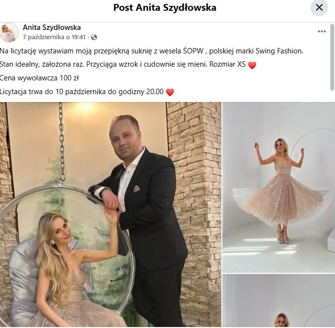 Anita Szydłowska zbiera pieniądze na leczenie męża