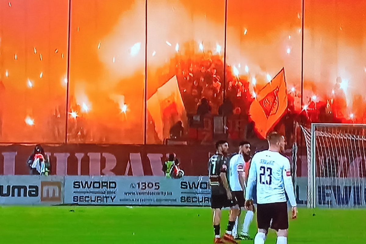 Oprawa kibiców FK Sarajewo (archiwum)