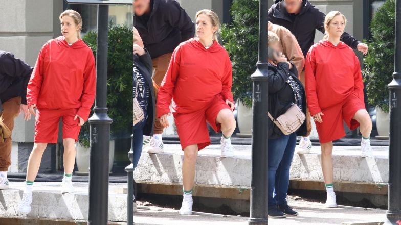 Lara Gessler w Sopocie z mężem i córką