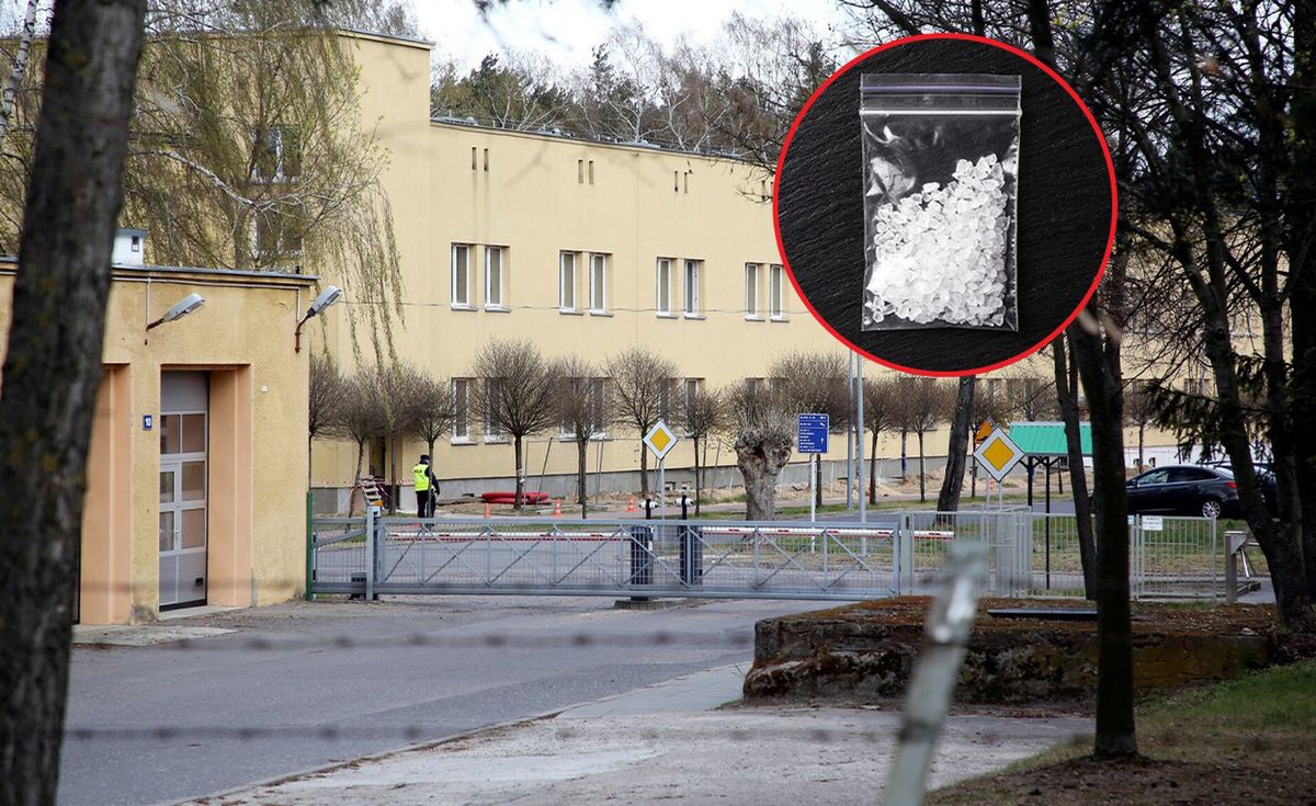 komenda główna policji, legionowo, metaamfetamina Narkotyki w Centrum Szkolenia Policji. Znaleziono je na chodniku