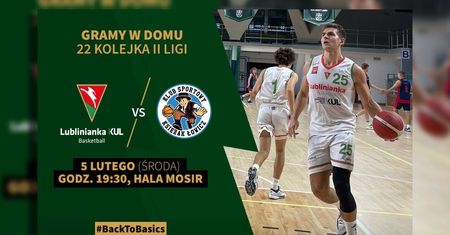 Koszykarskie emocje w Lublinie! Lublinianka KUL Basketball walczy o kolejne zwycięstwo