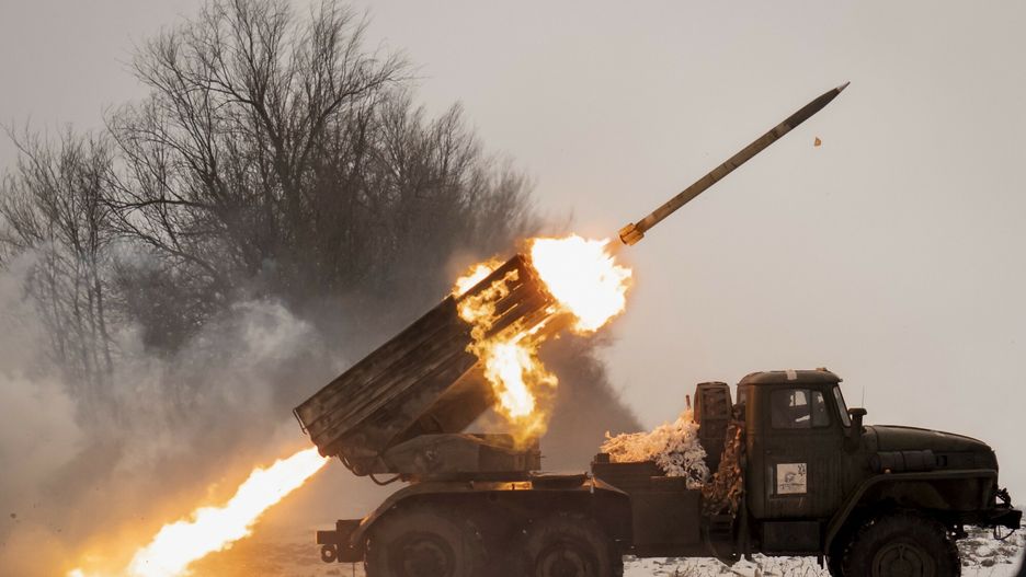 Ukraina - arch 2
Ukrainian servicemen of the Prince Roman the Great 14th Separate Mechanized Brigade fire a Soviet-era Grad multiple rocket launcher at Russian positions in the Kharkiv are, Ukraine, Saturday, Feb. 25, 2023. (AP Photo/Vadim Ghirda)
Vadim Ghirda