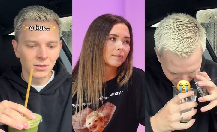 Dominik Rupiński skosztował matchy Sandry Kubickiej
