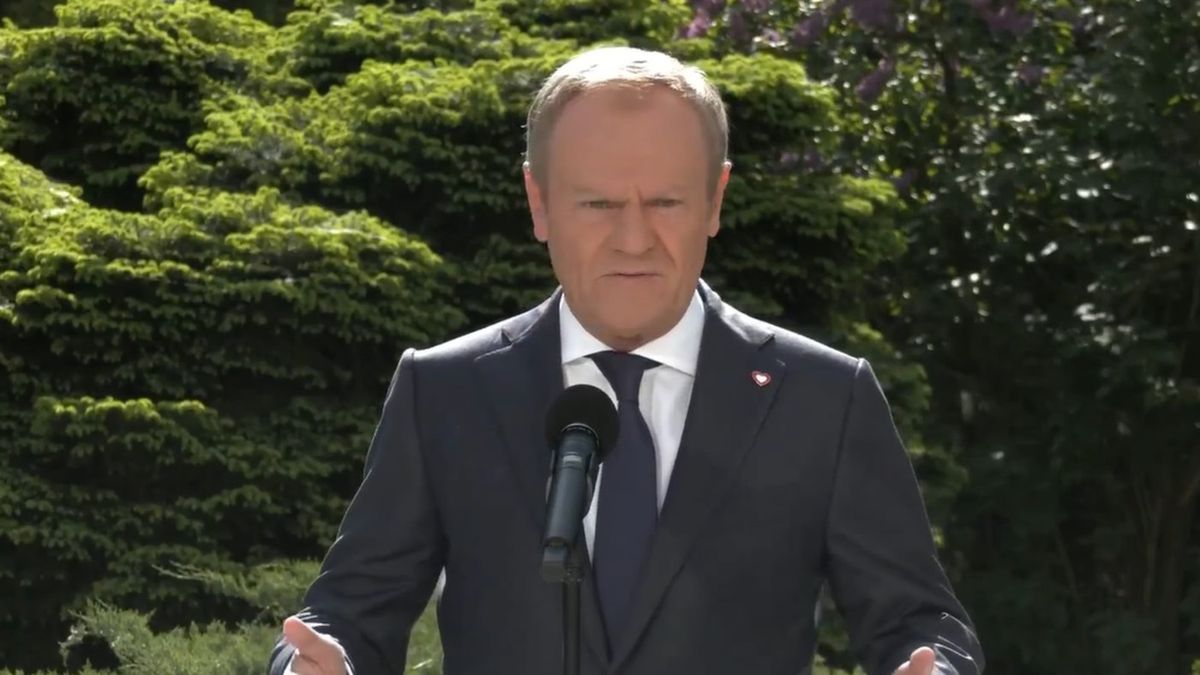 Donald Tusk wygłosił oświadczenie