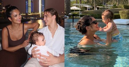 Klaudia El Dursi prezentuje kadry z rodzinnych wakacji w Dubaju: wodne wojaże z 4-miesięczną córką, romantyczna sesja z ukochanym (ZDJĘCIA)