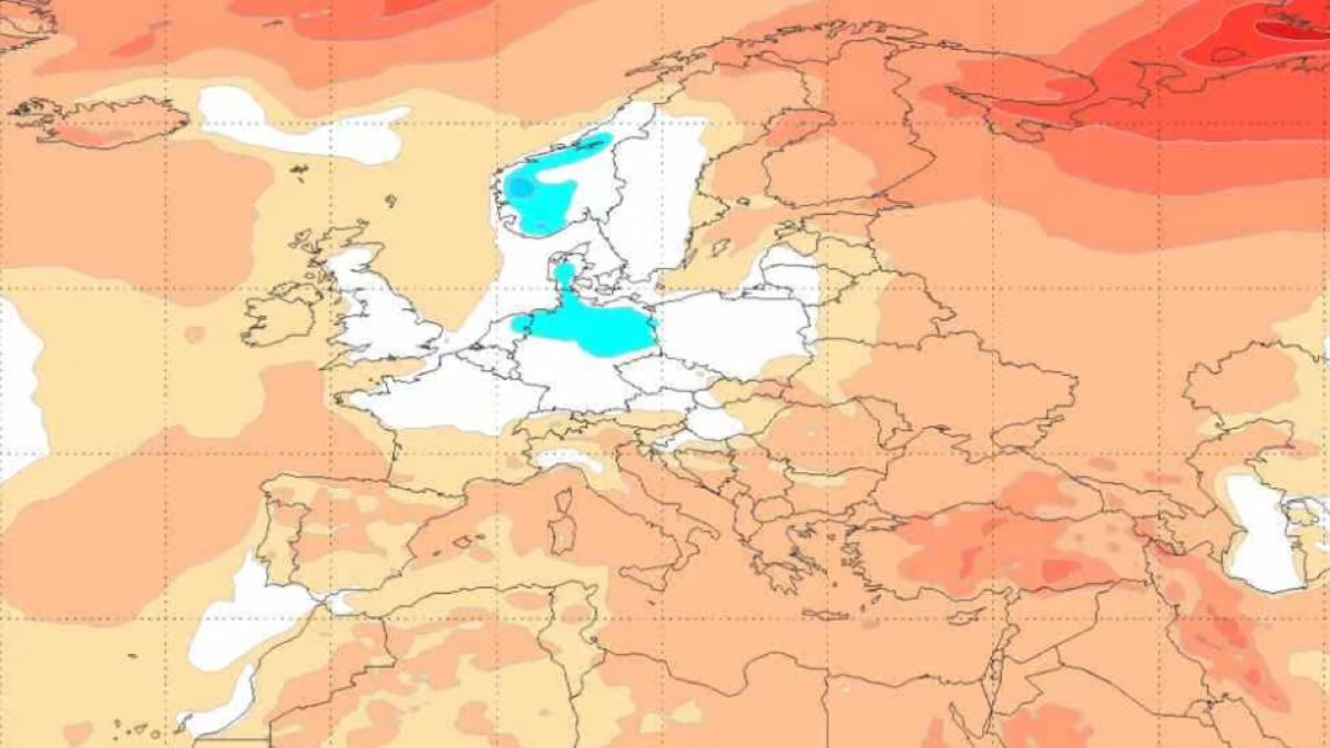 Prognozowana anomalia temperatury na styczeń 2026 r.
