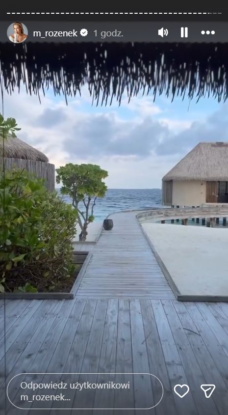 Taki widok ma Małgorzata Rozenek-Majdan