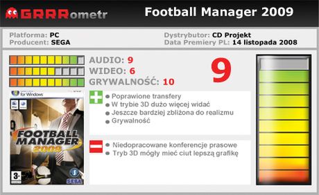 GRRRecenzja: Football Manager 2009 (PC) 7