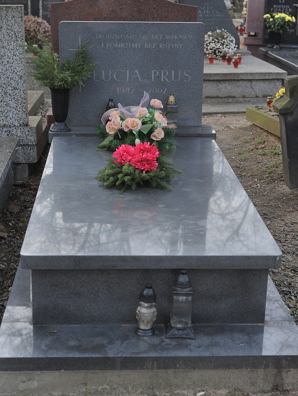 Grób Łucji Prus