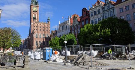 Gdańsk jak plac budowy. "Nie ma jak przejść i zrobić zdjęć"