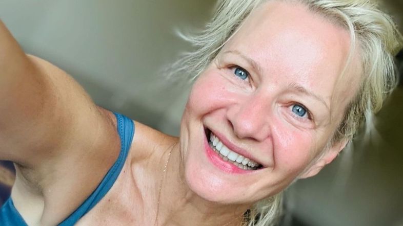 Małgorzata Kożuchowska chwali się formą na macie (FOTO)