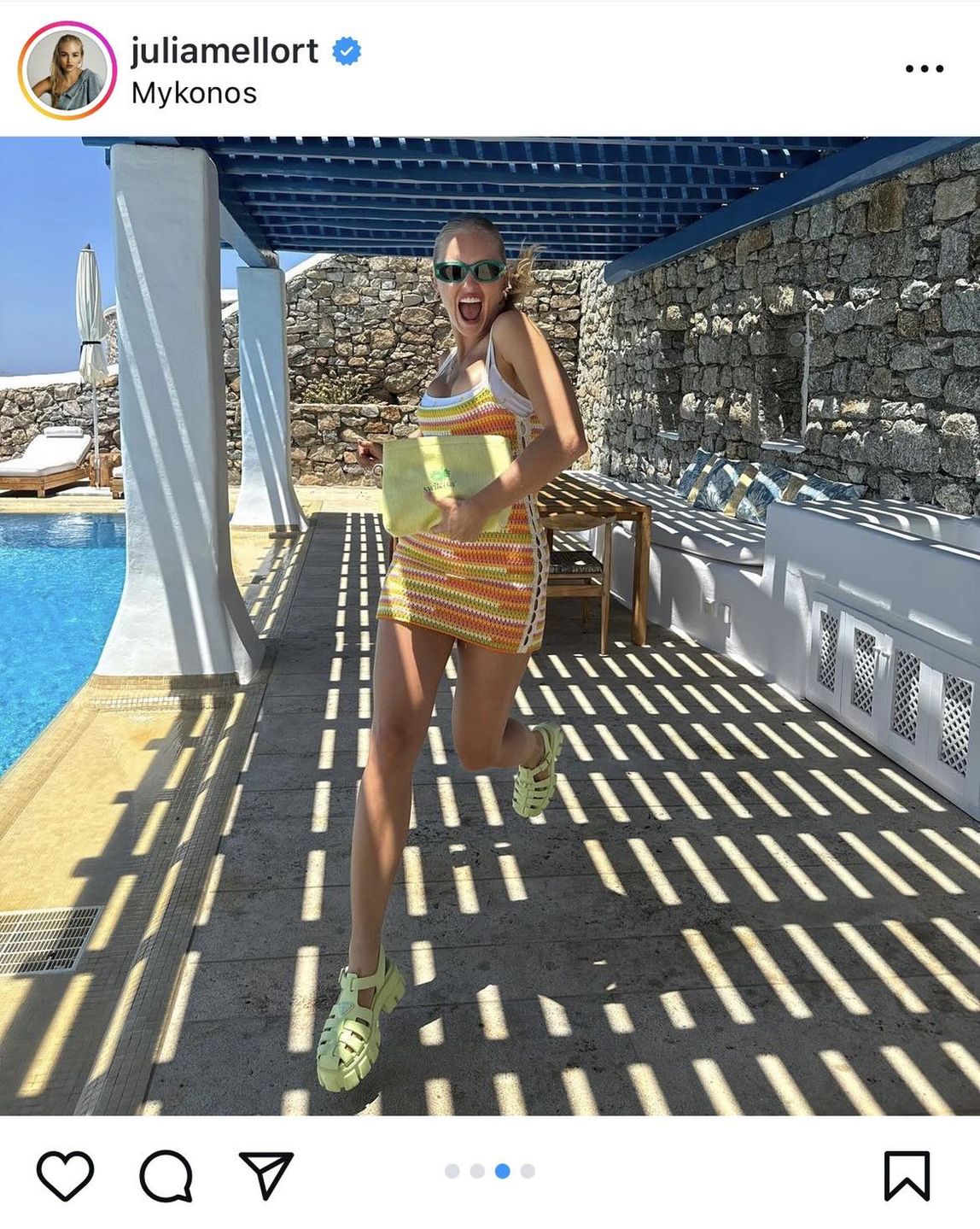 Tak Julia Tychoniewicz bawiła się na Mykonos 