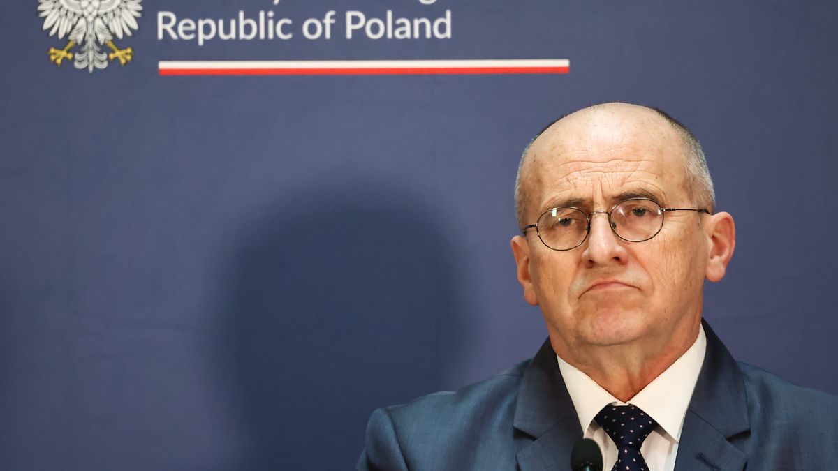 Polish Minister of Foreign Affairs Zbigniew Rau during press conference meeting with Israeli Minister of Foreign Affairs Eli Cohen in Warsaw, Poland on March 22, 2023. Ministers signed agreement about youth trips from Israel to Poland and Poland to Israel. (Photo by Jakub Porzycki/NurPhoto via Getty Images)