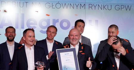 Allegro zadebiutowało na giełdzie. Blisko 50 procent zysku na starcie