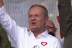 Marsz Miliona Serc. Donald Tusk śpiewał ze sceny w Warszawie "Wolność kocham i rozumiem"