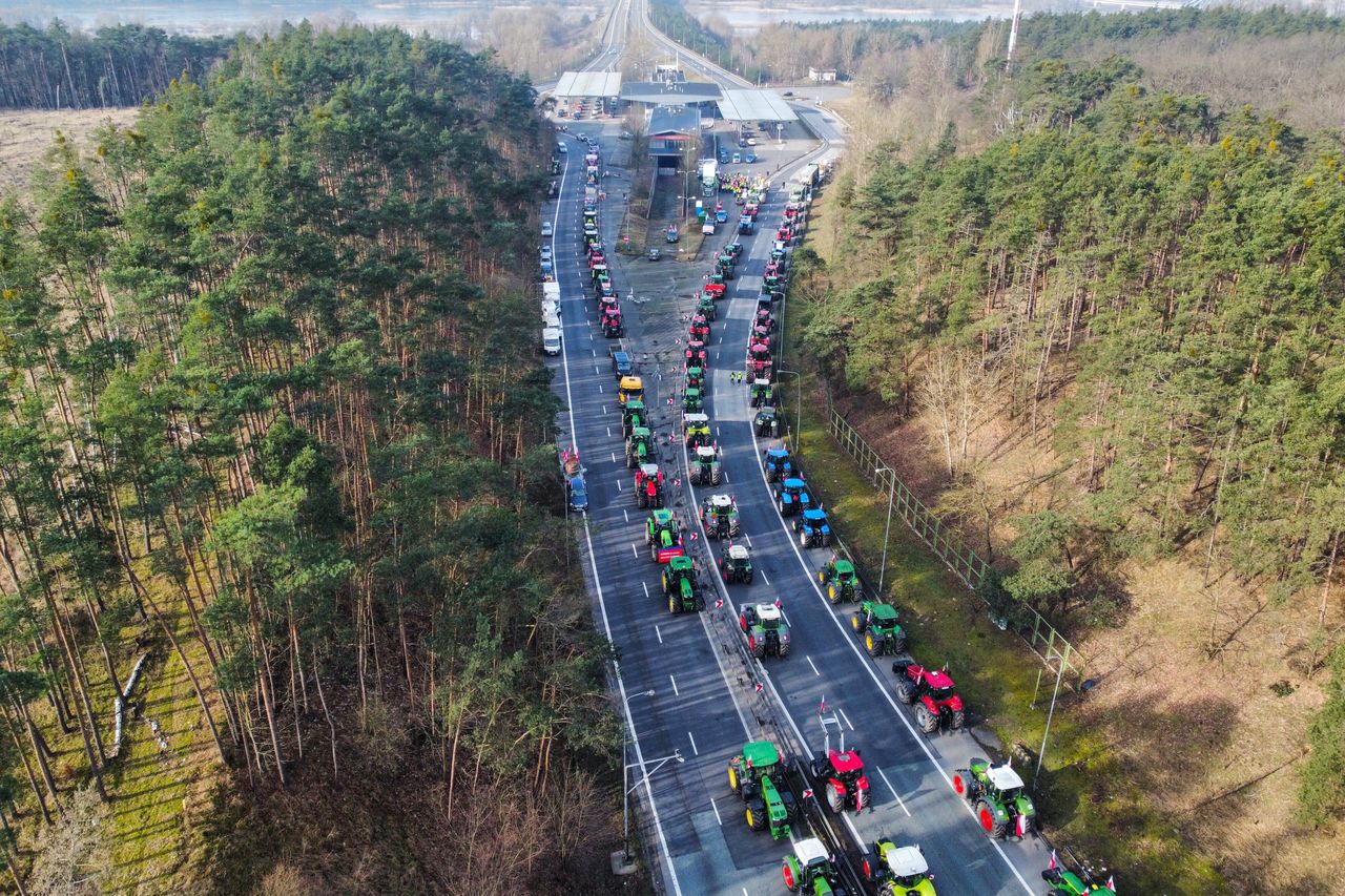 Protest w Świecku