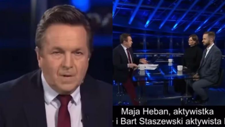 Prezenter TVP z przeprosinami 