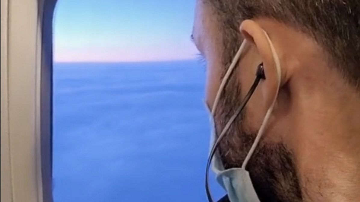 Podróżnik pochwalił się swoim lotem