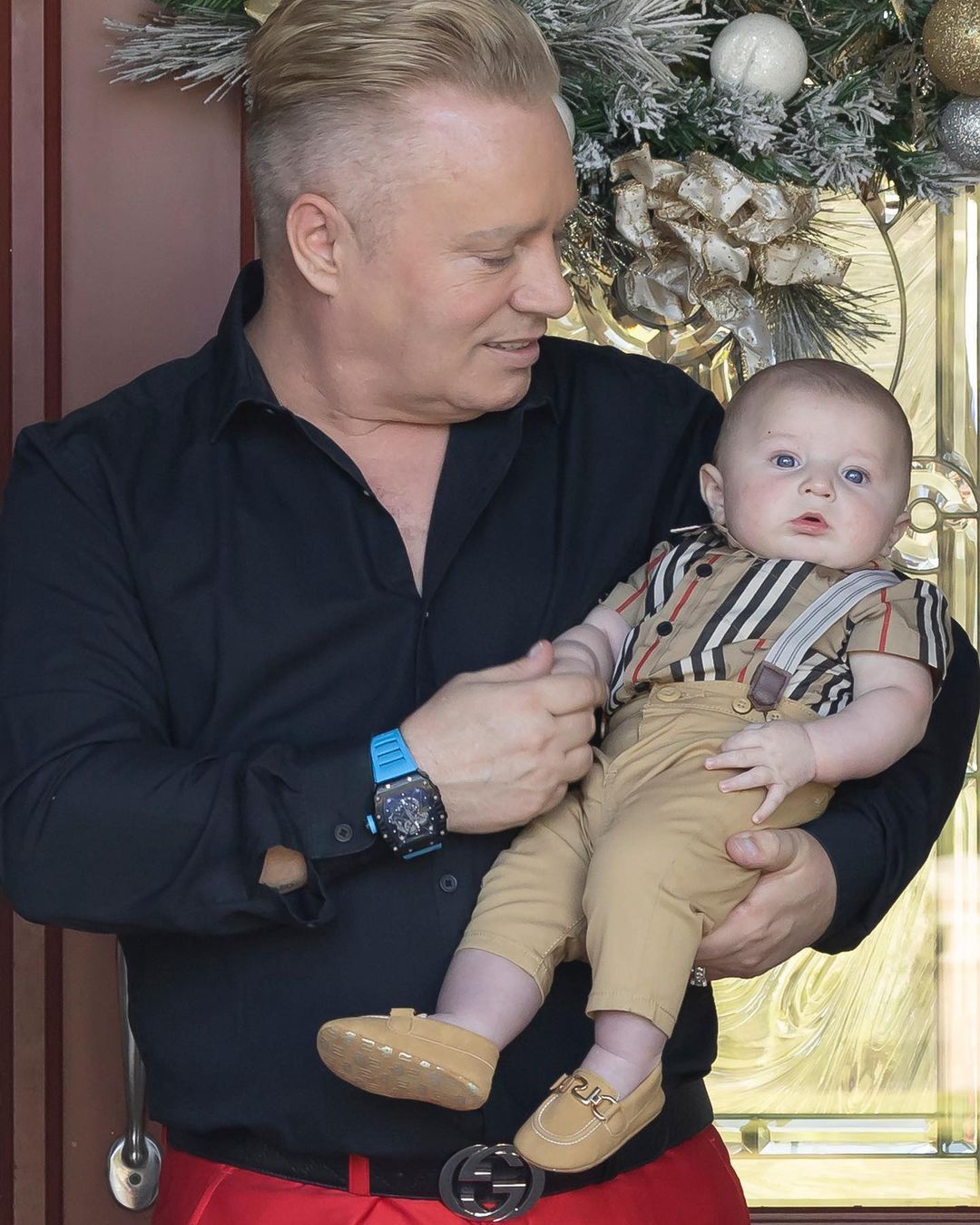 Barrie Drewitt-Barlow i syn Romeo