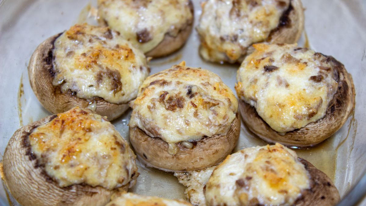 Faszerowane pieczarki