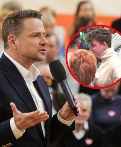 Młody chłopak zadał pytanie na wiecu. Trzaskowski: "Nie śmiej się"