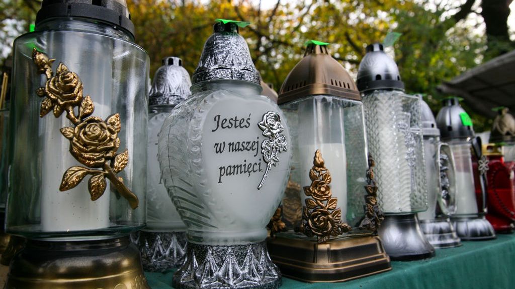 All Saints' Day In Krakow
KRAKOW, POLAND - OCTOBER 30: Preparations for the All Saints' Day celebration at the Rakowicki Cemetery on October 30, 2023 in Krakow, Poland.
November 1 is celebrated in Catholicism as All Saints' Day. This holiday has existed since the 9th century, when it was established by Pope Gregory IV. On this day, graves of loved ones are visited, where people light candles and lay flowers. (Photo by Klaudia Radecka/NurPhoto via Getty Images)
NurPhoto
all saints' day, rakowicki cemetery, candles, cemeteries, flowers, funerals, graves, loved ones, memory, wreaths