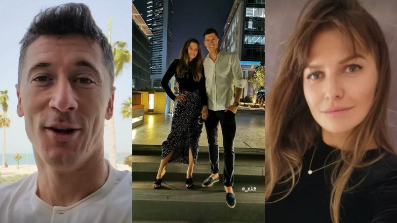 Anna i Robert Lewandowscy pozdrawiają z Dubaju