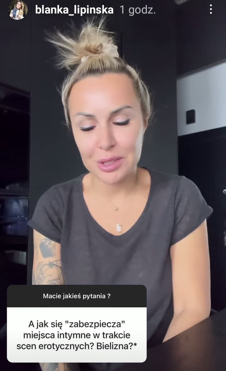 InstaStories Blanki Lipińskiej