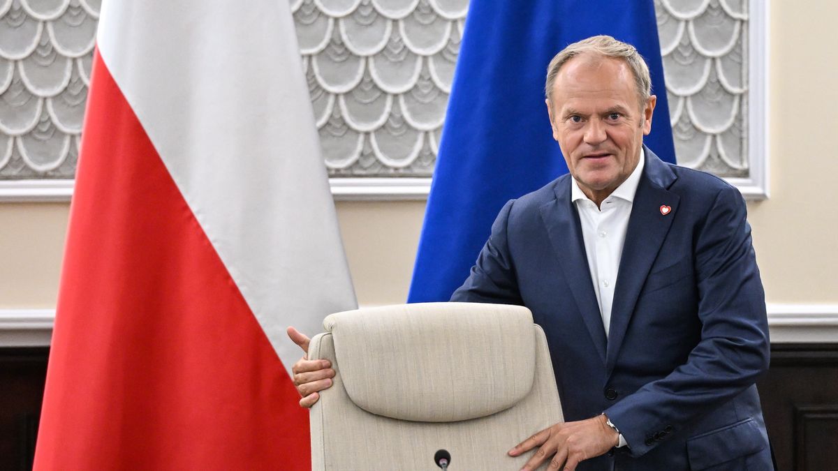Donald Tusk podczas posiedzenia rządu