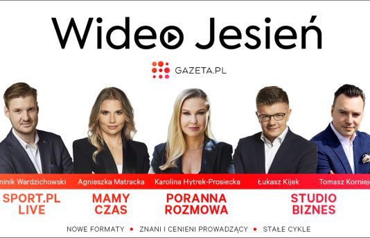 „Studio Biznes”, „Poranna Rozmowa” i „Sport.pl Live” wracają do ramówki Gazeta.pl