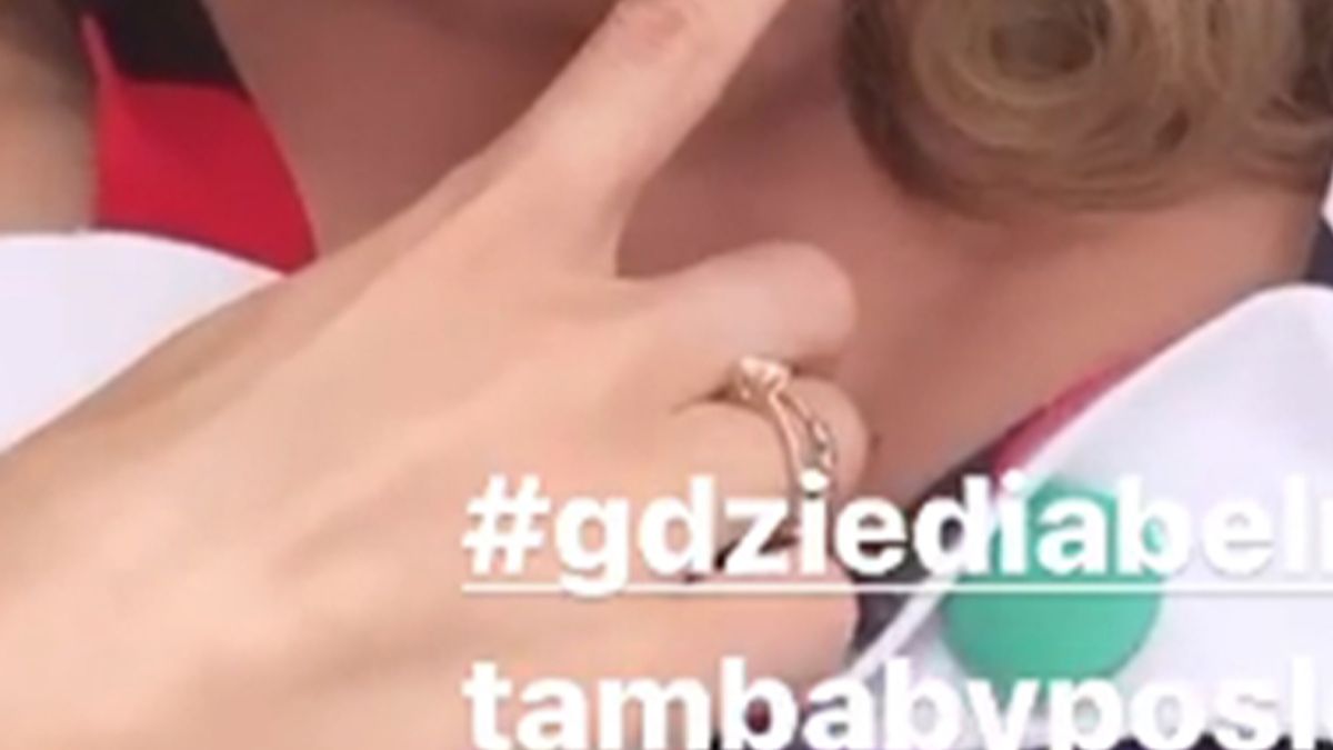 Joanna Opozda pokazała pierścionek zaręczynowy