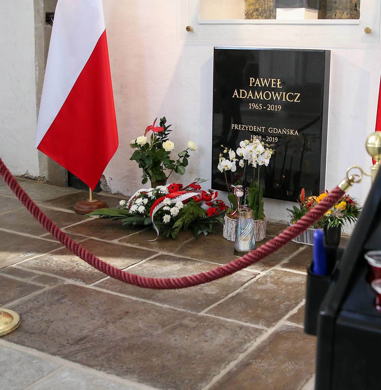 Paweł Adamowicz - grób dnia 1 listopada 2019