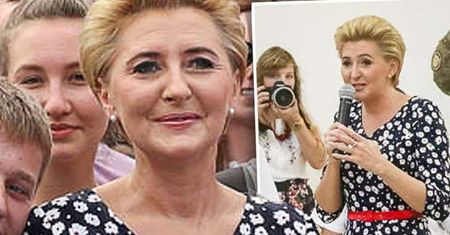 Promienna Agata Duda na Światowych Dniach Młodzieży w Panamie! Jej sukienka wzbudziła zachwyt!