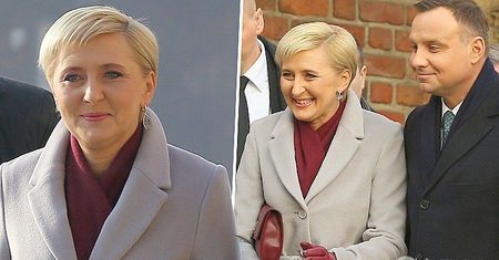Stylowa Agata Duda na uroczystościach w Krakowie. Pierwsza dama postawiła na torebkę znanej marki. Wiemy, ile kosztowała