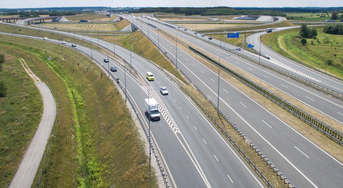 Autostrada A1 z nowym odcinkiem Pyrzowice - Częstochowa-Południe