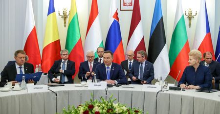 Andrzej Duda przyjął prezydentów 8 państw. "Jest wspólna deklaracja"