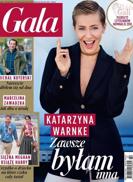 Katarzyna Warnke jak Miley Cyrus na okładce magazynu Gala